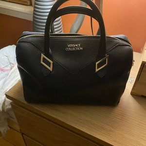 Black Versace Collection bag